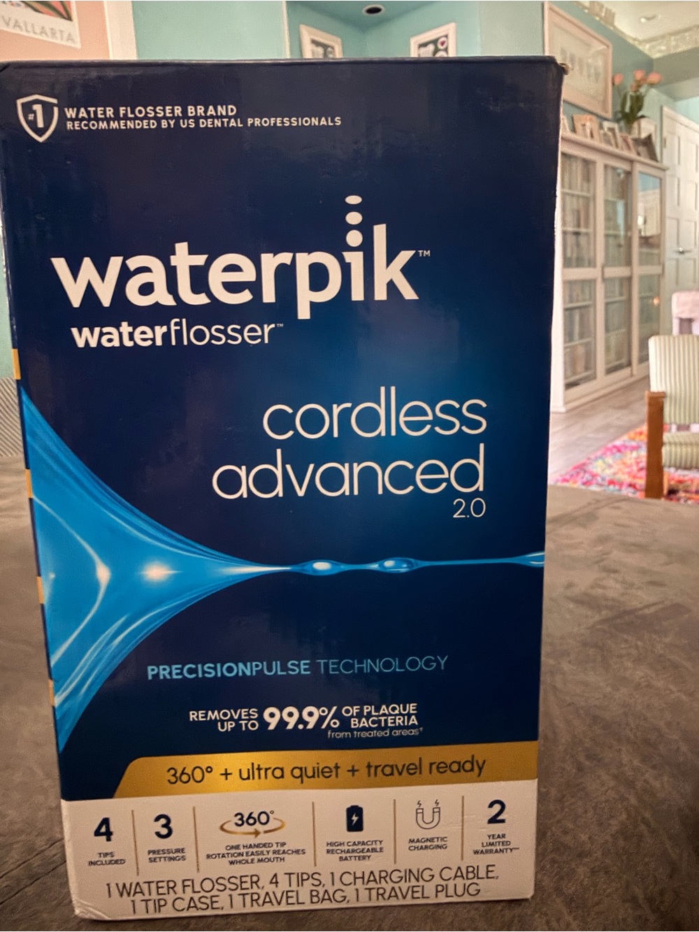 Waterpik Cordless Advanced 2.0 Water Flosser - White